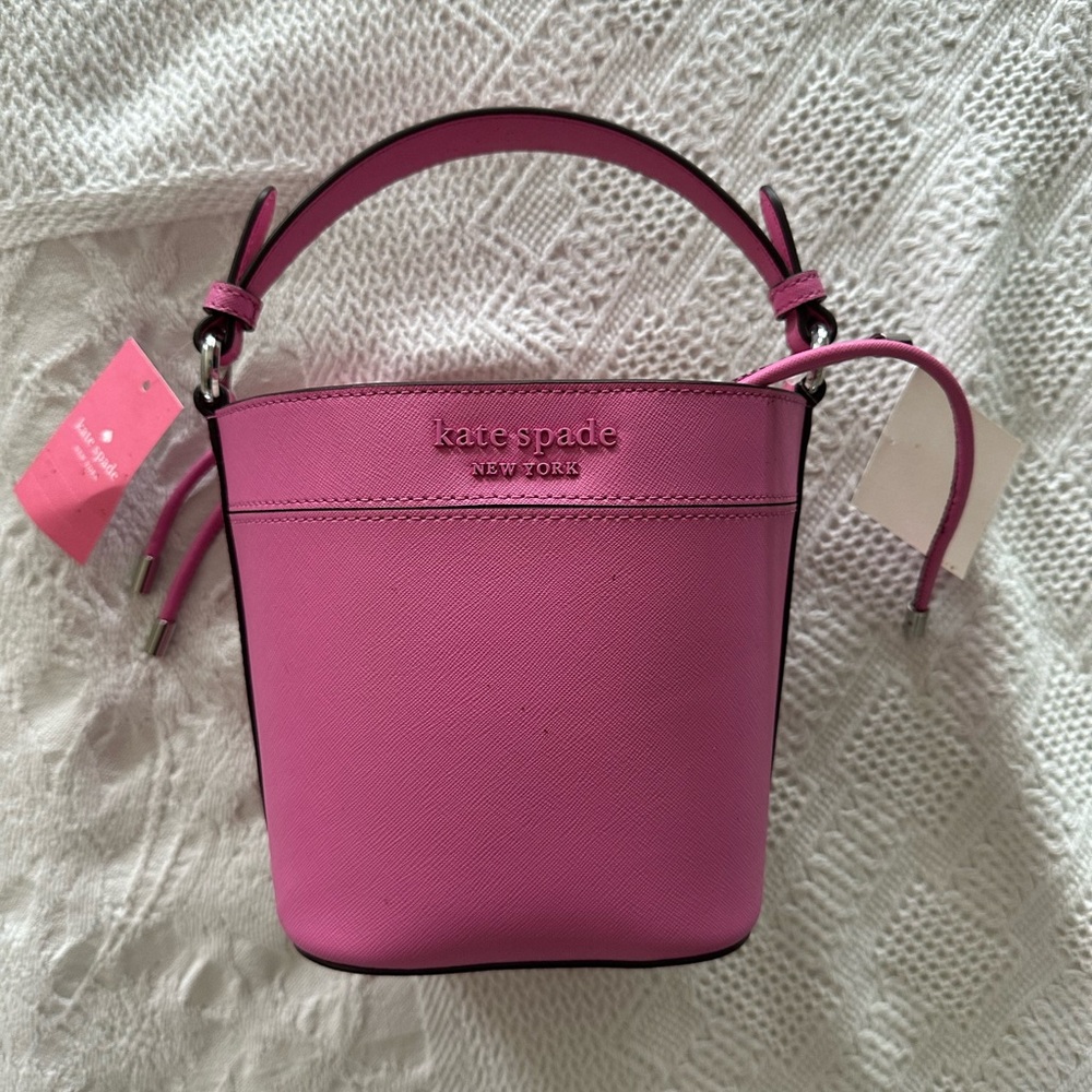 Kate Spade Pink Mini Bag with Gold Hardware